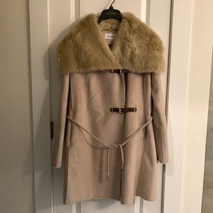 Calvin Klein women’s size small coat in beige